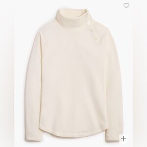 J Crew wide button collar sweatshirt